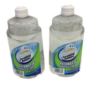 2 Scrubbing Bubbles Automatic Shower Cleaner Refill 34 oz. Each Original Scent